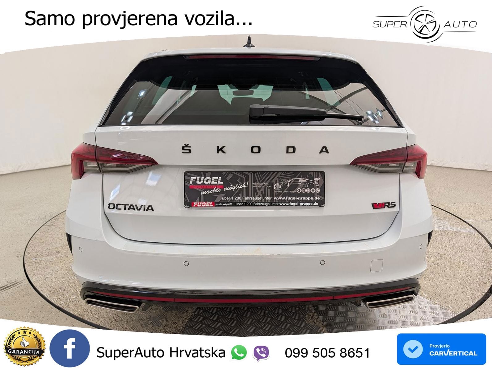 Škoda Octavia Combi RS 2.0 TDI (200 KS) DSG LED+GR SJED+ACC