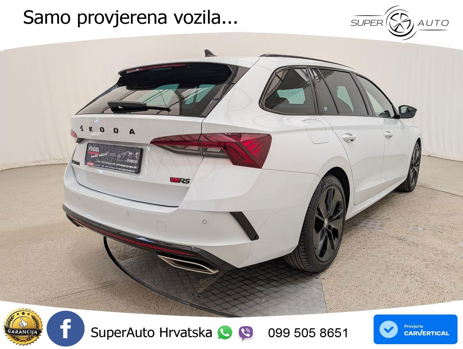 Škoda Octavia Combi RS 2.0 TDI (200 KS) DSG LED+GR SJED+ACC