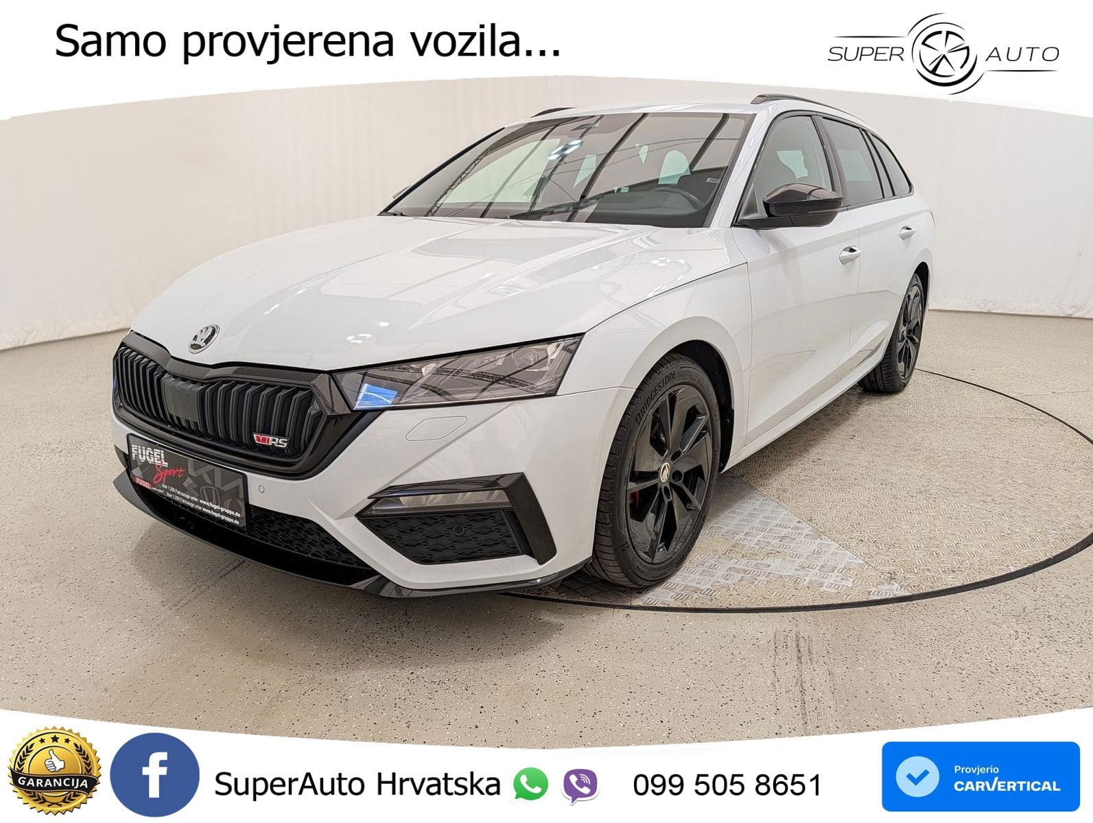Škoda Octavia Combi RS 2.0 TDI (200 KS) DSG LED+GR SJED+ACC