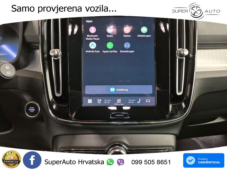 Volvo XC40 2.0 B3 163 KS Automatic LED+GR SJED+ACC