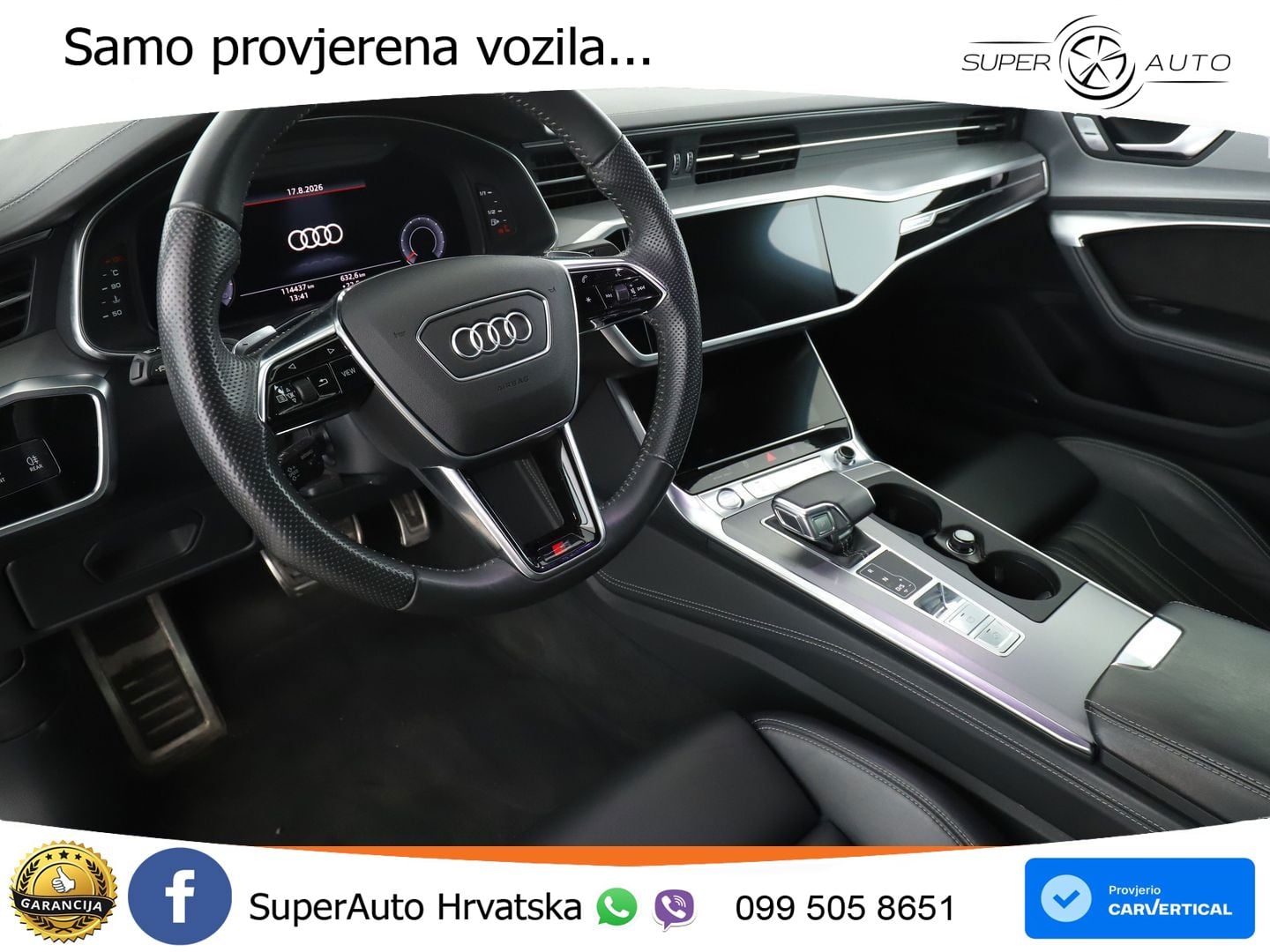 Audi A6 55 TFSI V6 (340 KS) quattro S tronic S line MATRIX+GR SJED+KAM