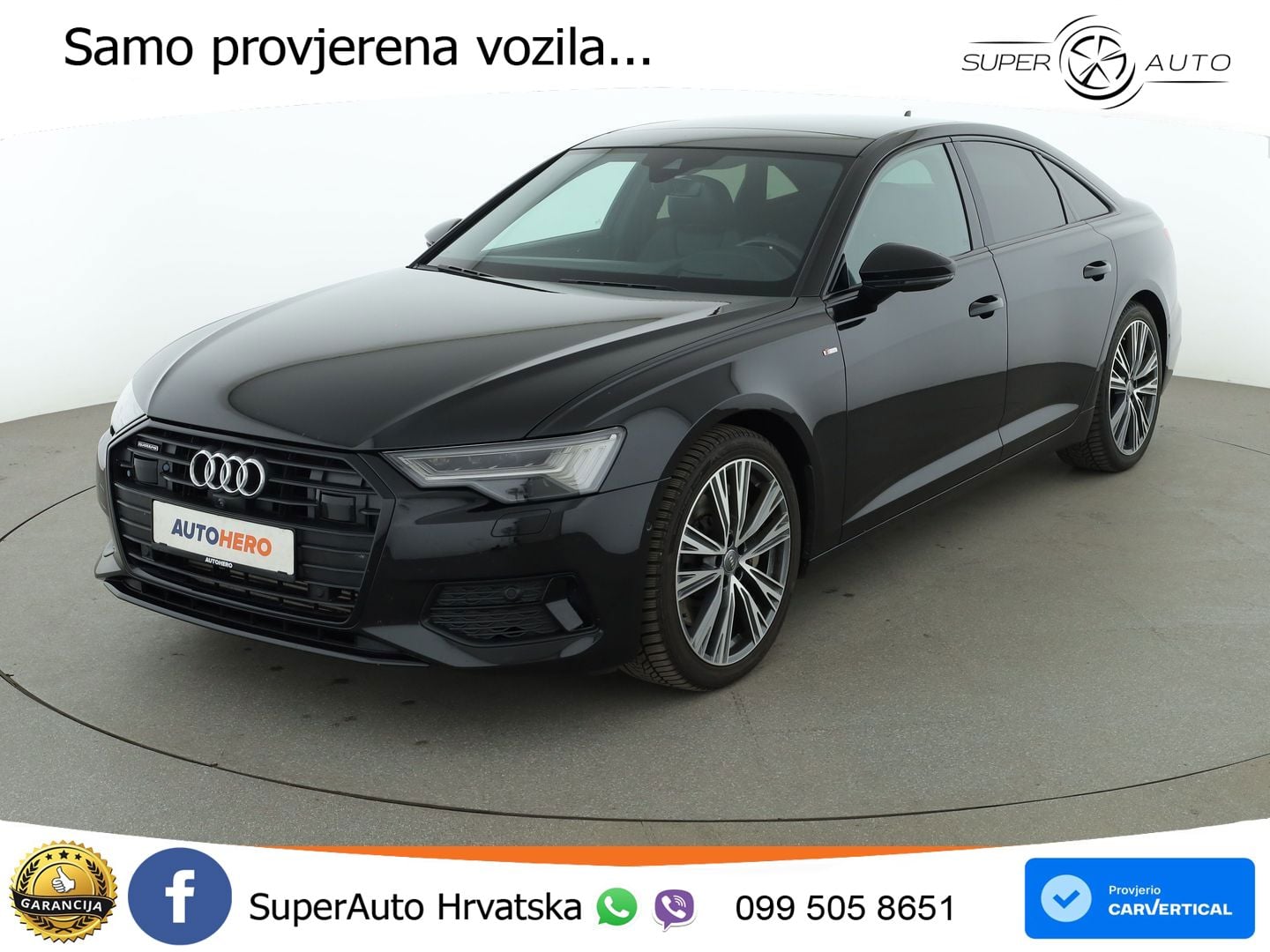 Audi A6 55 TFSI V6 (340 KS) quattro S tronic S line MATRIX+GR SJED+KAM