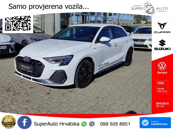 Audi A3 35 TFSI (150 KS) S tronic S line LED+GR SJED+ACC