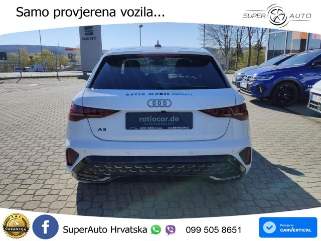Audi A3 35 TFSI (150 KS) S tronic S line LED+GR SJED+ACC