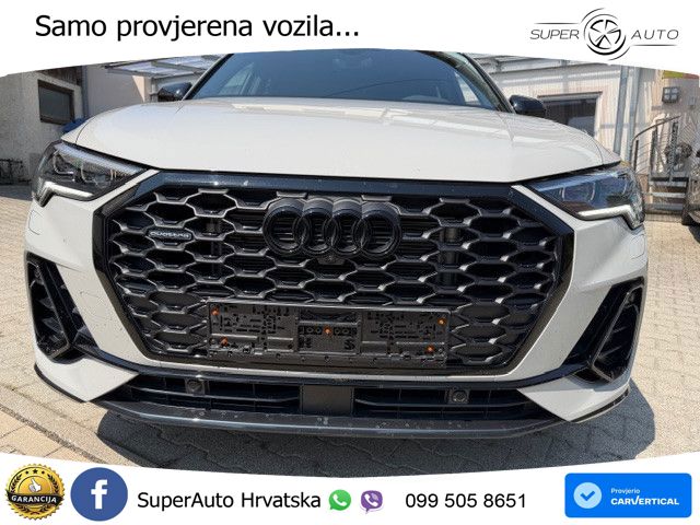 Audi Q3 II Sportback 40 TFSI (190 KS) quattro S tronic S line LED+GR SJED+ACC