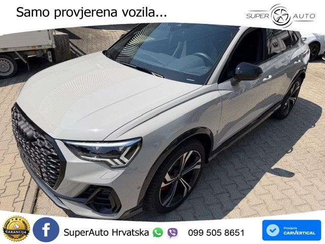 Audi Q3 II Sportback 40 TFSI (190 KS) quattro S tronic S line LED+GR SJED+ACC