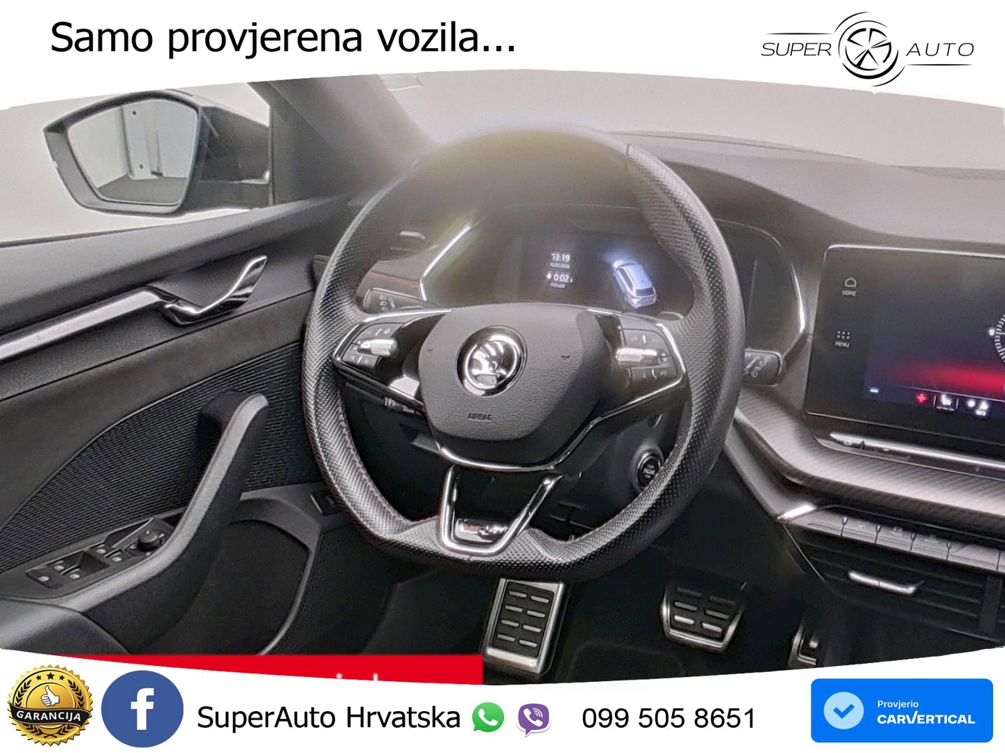 Škoda Octavia Combi RS 2.0 TDI (200 KS) 4x4 DSG MATRIX+GR SJED+KAM