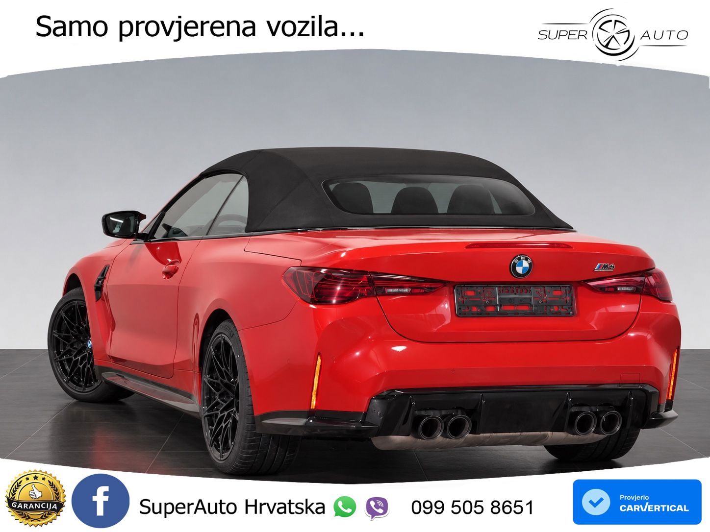 BMW M4 Convertible Competition 3.0 (530 KS) xDrive Steptronic LED+GR SJED+ACC