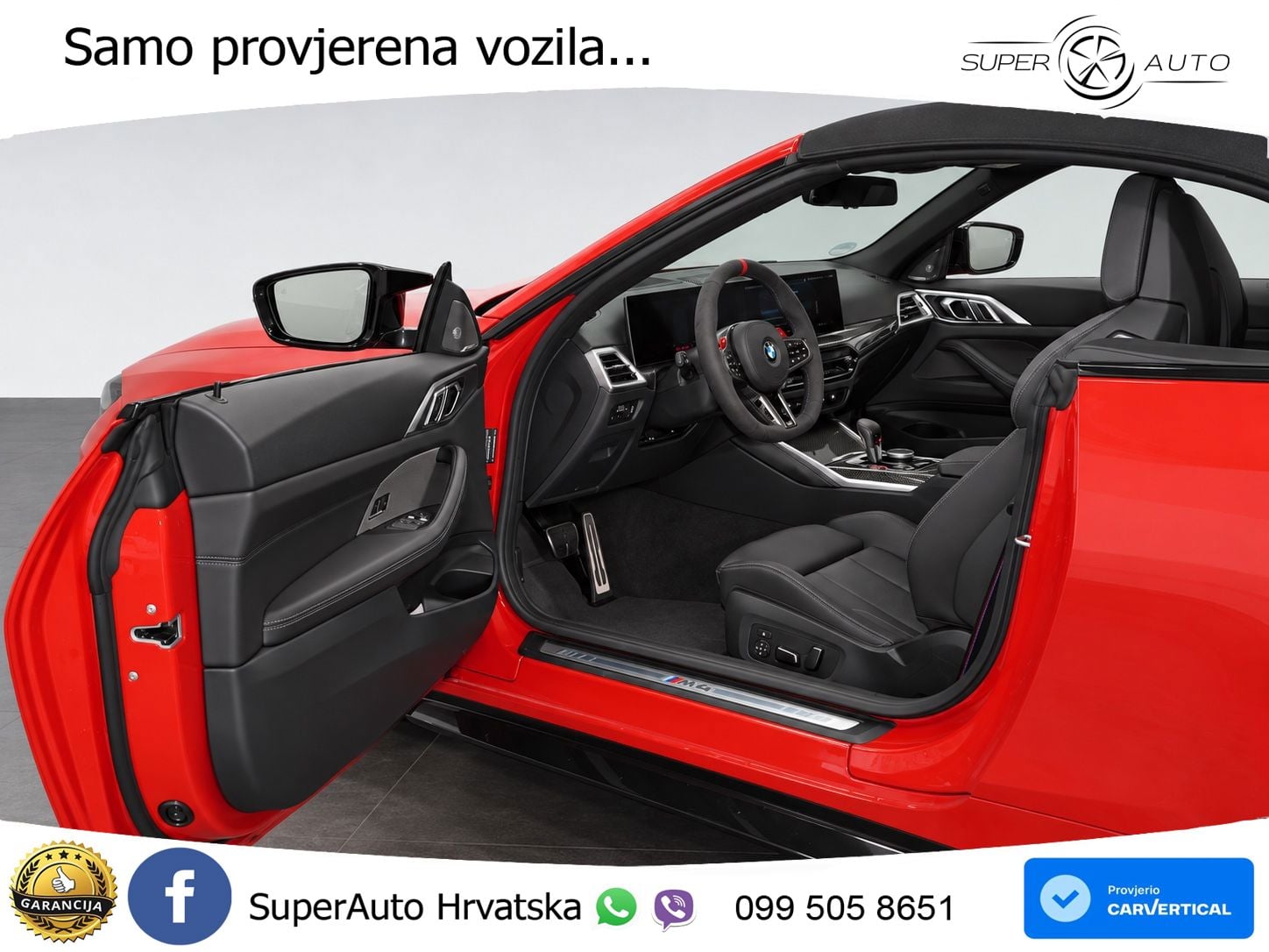 BMW M4 Convertible Competition 3.0 (530 KS) xDrive Steptronic LED+GR SJED+ACC