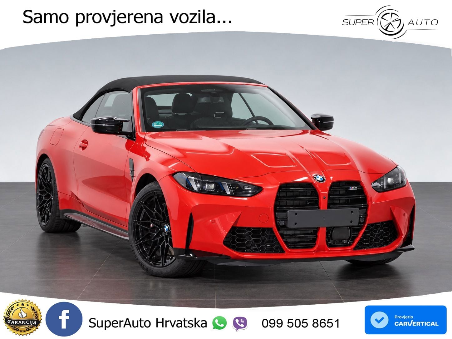 BMW M4 Convertible Competition 3.0 (530 KS) xDrive Steptronic LED+GR SJED+ACC