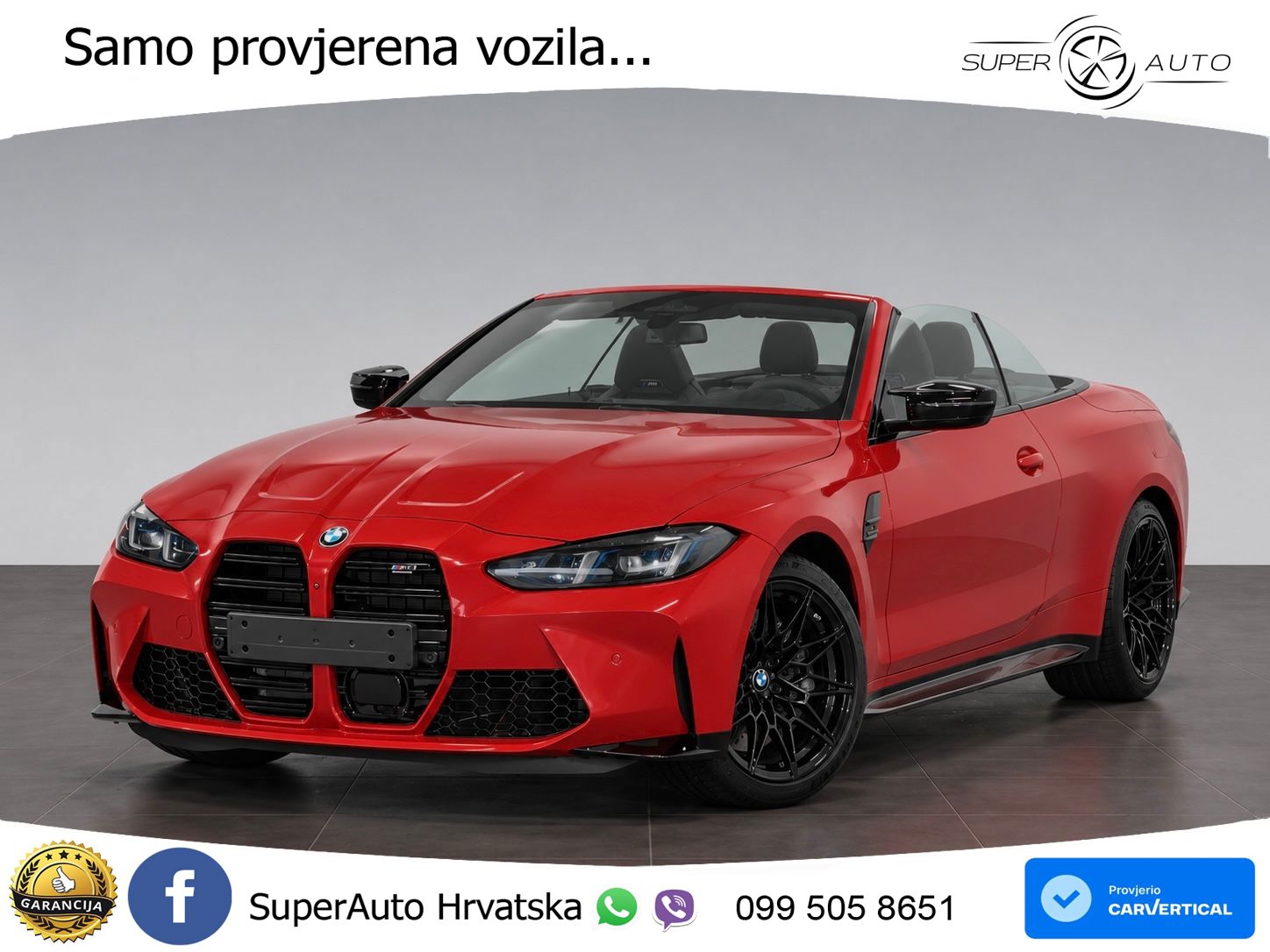 BMW M4 Convertible Competition 3.0 (530 KS) xDrive Steptronic LED+GR SJED+ACC