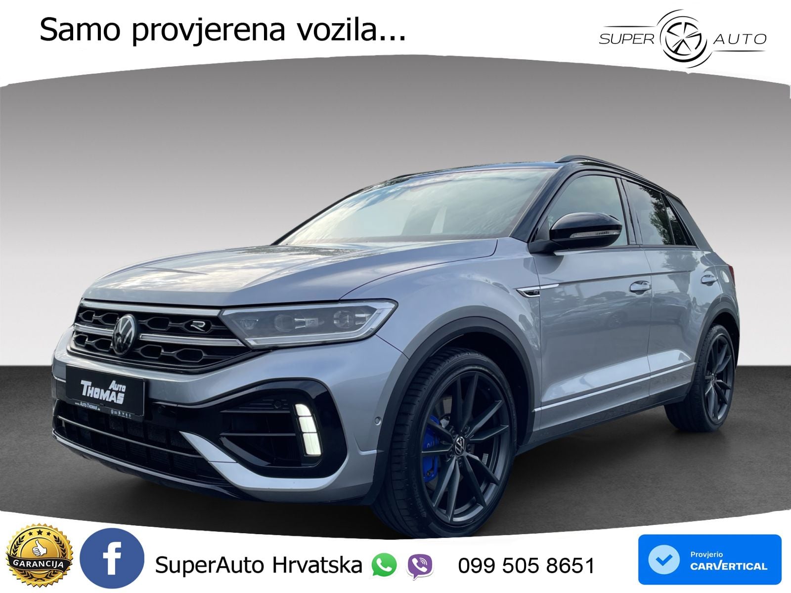Volkswagen T-Roc I R 2.0 TSI (300 KS) OPF 4M DSG LED+GR SJED+ACC