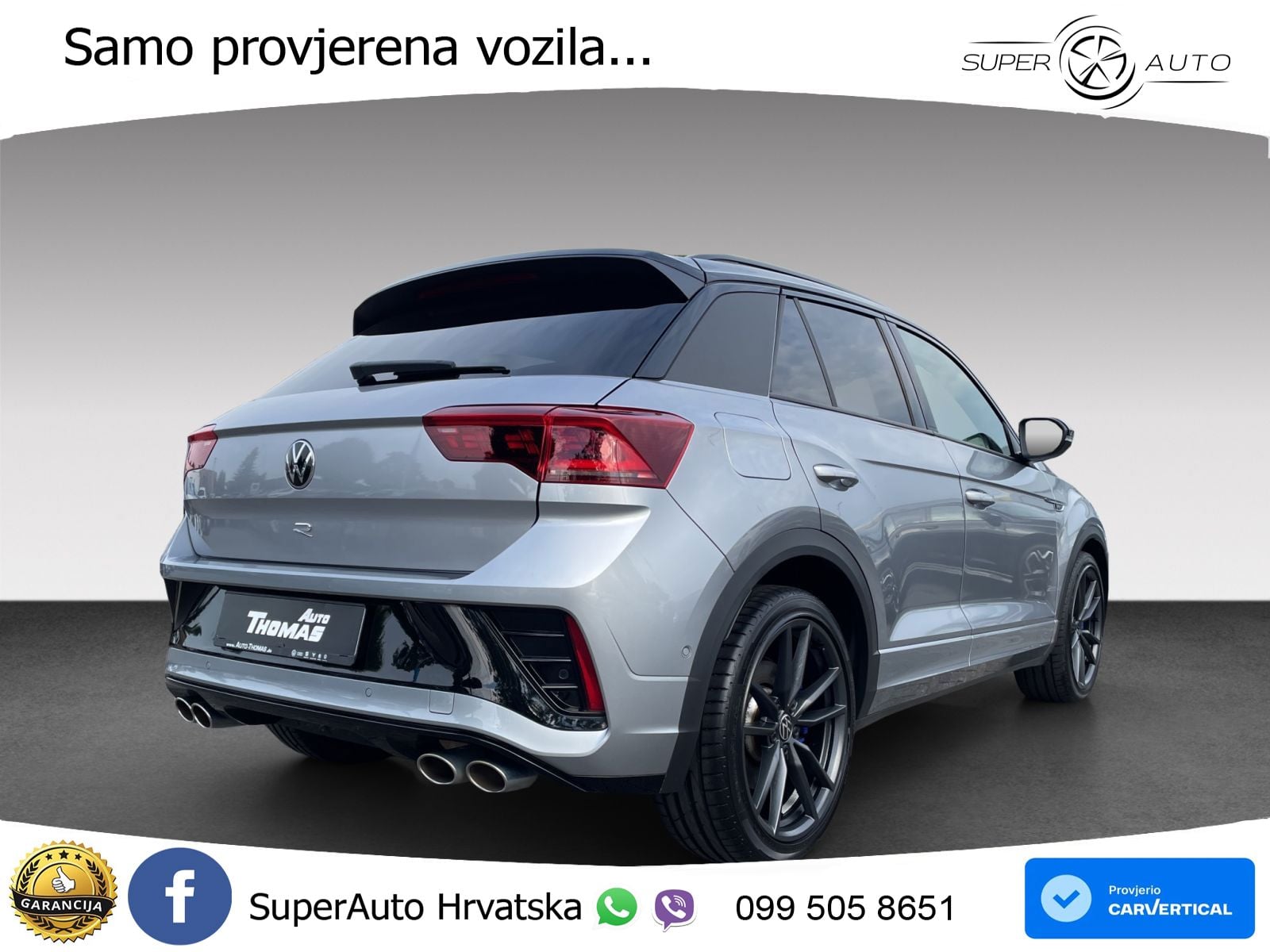 Volkswagen T-Roc I R 2.0 TSI (300 KS) OPF 4M DSG LED+GR SJED+ACC