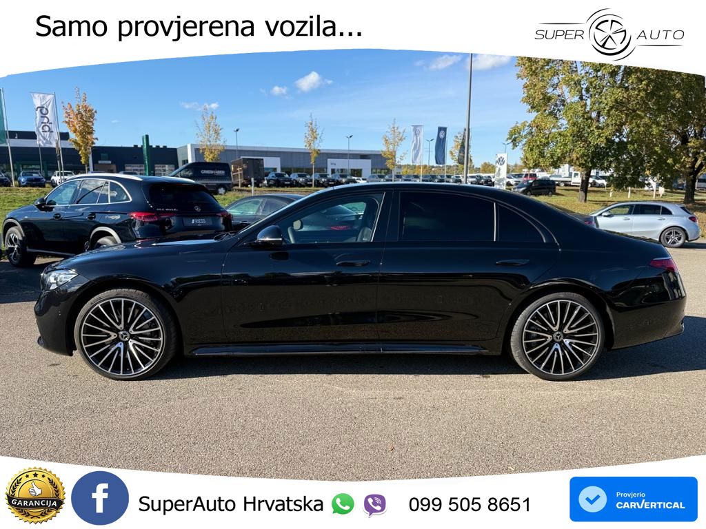 Mercedes S 580 V8 (503 KS) EQ Boost 4MATIC 9G-TRONIC AMG ACC+HEAD+4xGR SJED+360+PANO