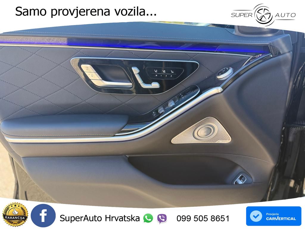 Mercedes S 580 V8 (503 KS) EQ Boost 4MATIC 9G-TRONIC AMG ACC+HEAD+4xGR SJED+360+PANO