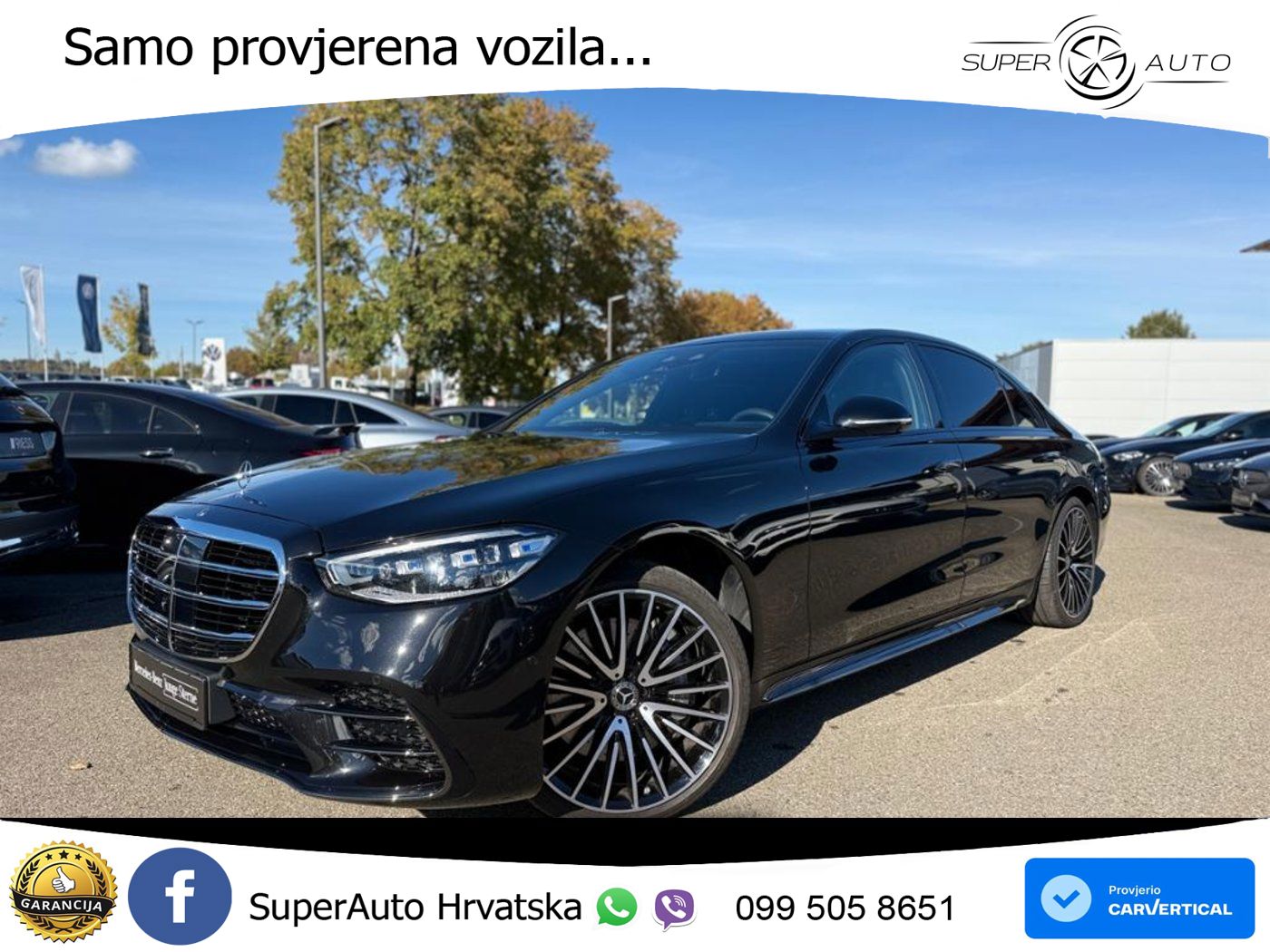 Mercedes S 580 V8 (503 KS) EQ Boost 4MATIC 9G-TRONIC AMG ACC+HEAD+4xGR SJED+360+PANO
