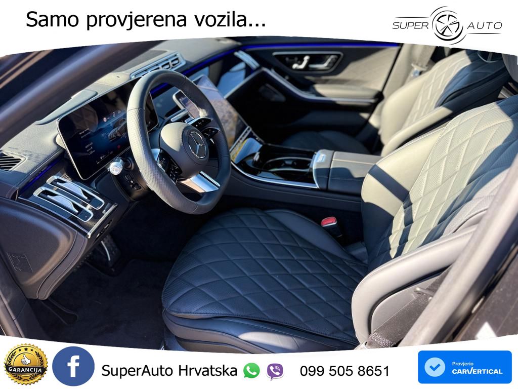 Mercedes S 580 V8 (503 KS) EQ Boost 4MATIC 9G-TRONIC AMG ACC+HEAD+4xGR SJED+360+PANO