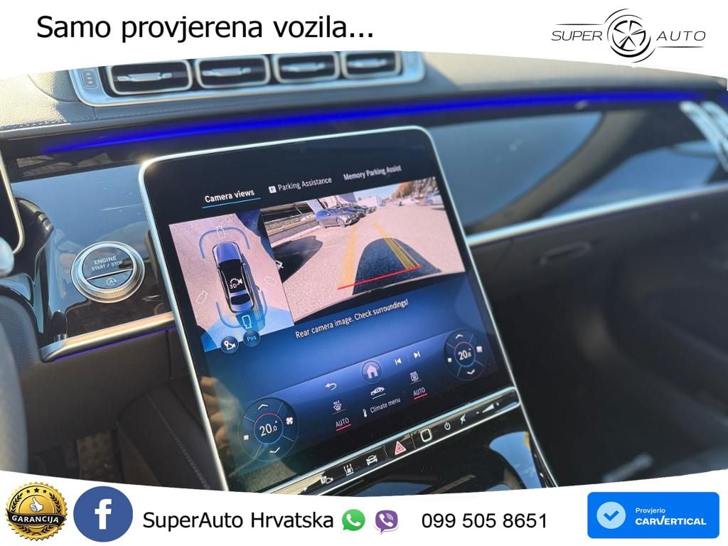 Mercedes S 580 V8 (503 KS) EQ Boost 4MATIC 9G-TRONIC AMG ACC+HEAD+4xGR SJED+360+PANO