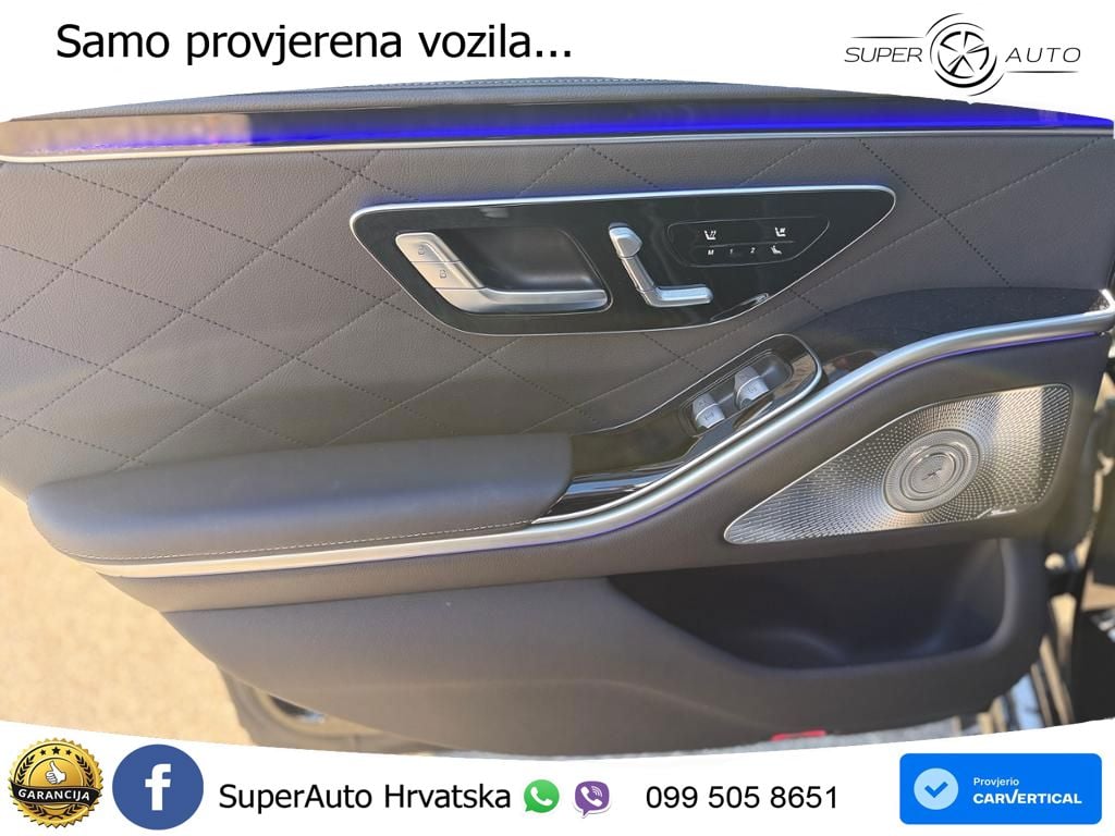 Mercedes S 580 V8 (503 KS) EQ Boost 4MATIC 9G-TRONIC AMG ACC+HEAD+4xGR SJED+360+PANO
