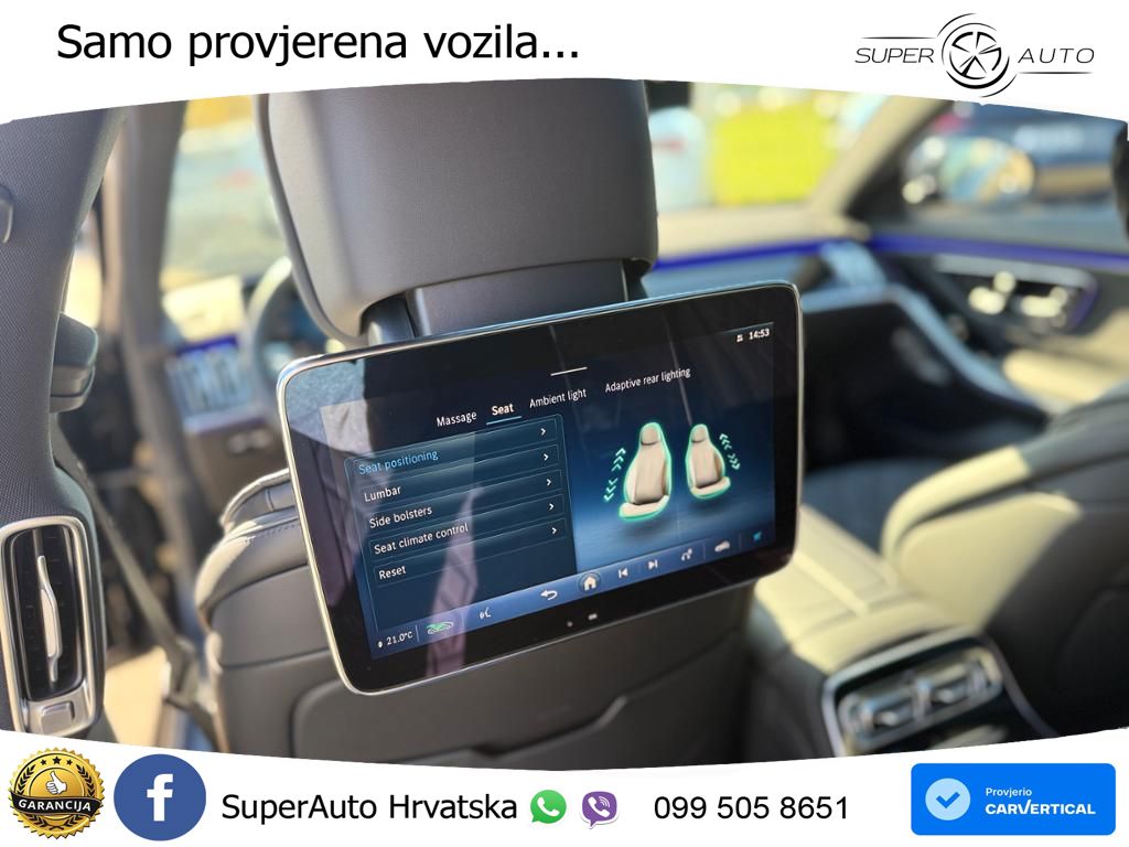Mercedes S 580 V8 (503 KS) EQ Boost 4MATIC 9G-TRONIC AMG ACC+HEAD+4xGR SJED+360+PANO