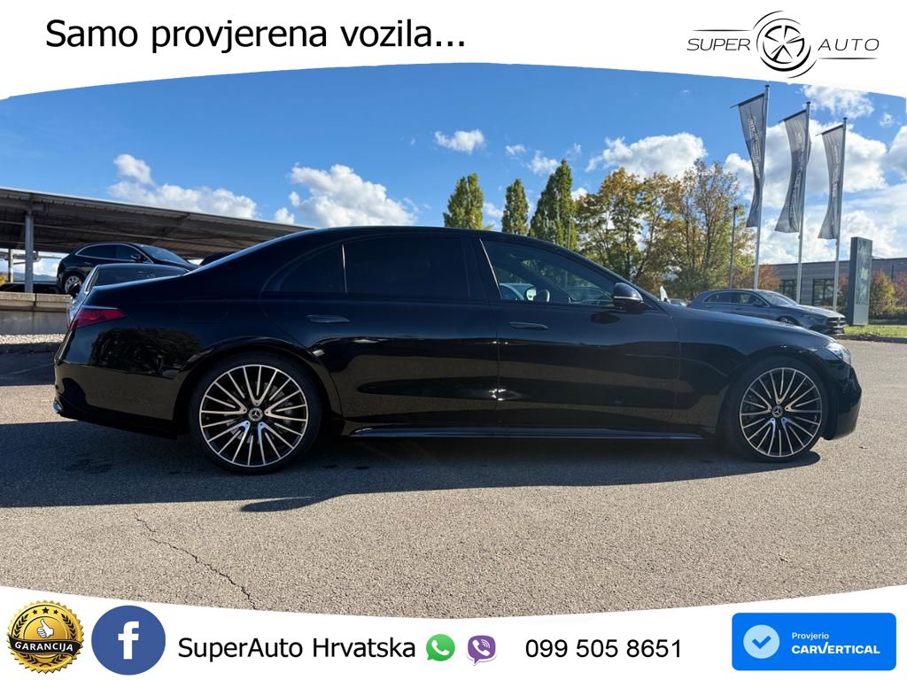 Mercedes S 580 V8 (503 KS) EQ Boost 4MATIC 9G-TRONIC AMG ACC+HEAD+4xGR SJED+360+PANO