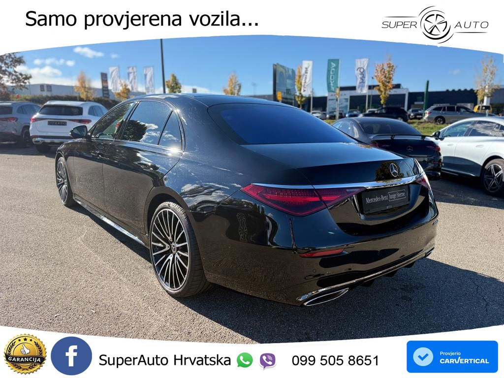 Mercedes S 580 V8 (503 KS) EQ Boost 4MATIC 9G-TRONIC AMG ACC+HEAD+4xGR SJED+360+PANO