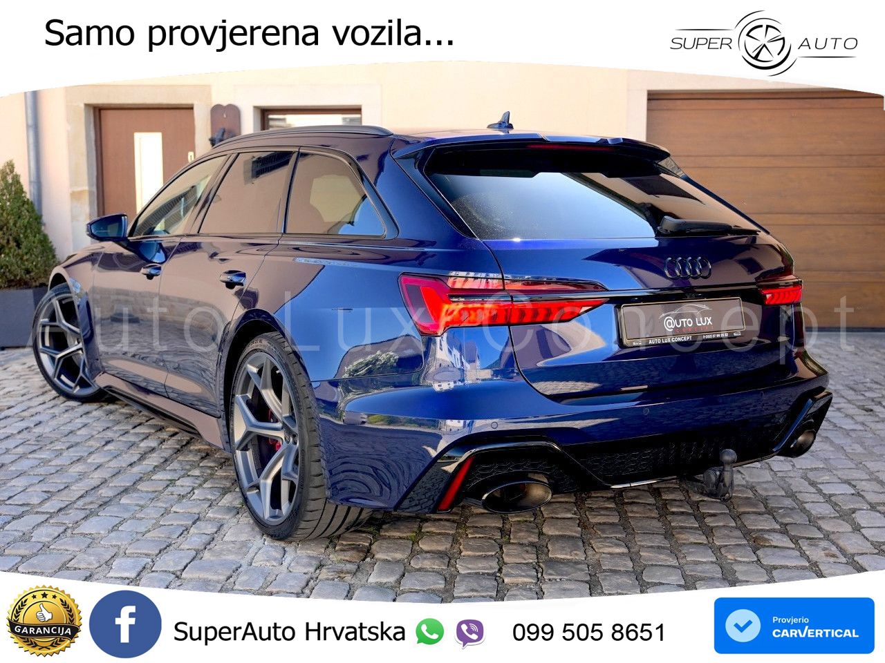 Audi RS6 Avant 4.0 TFSI V8 performance (630 KS)  quattro tiptronic Kuka