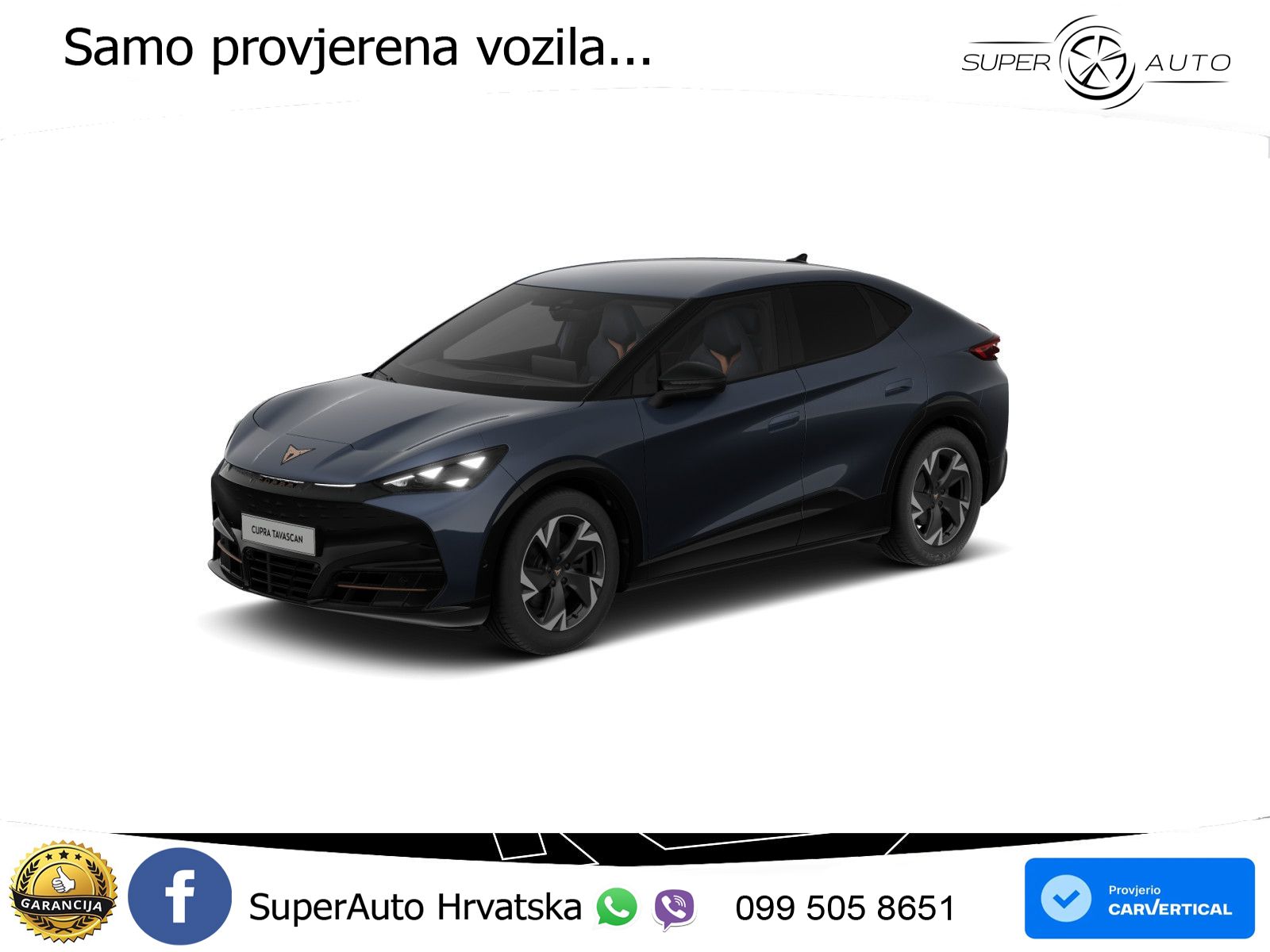 Cupra Tavascan 82 kWh (286 KS) LED+GR SJED+ACC