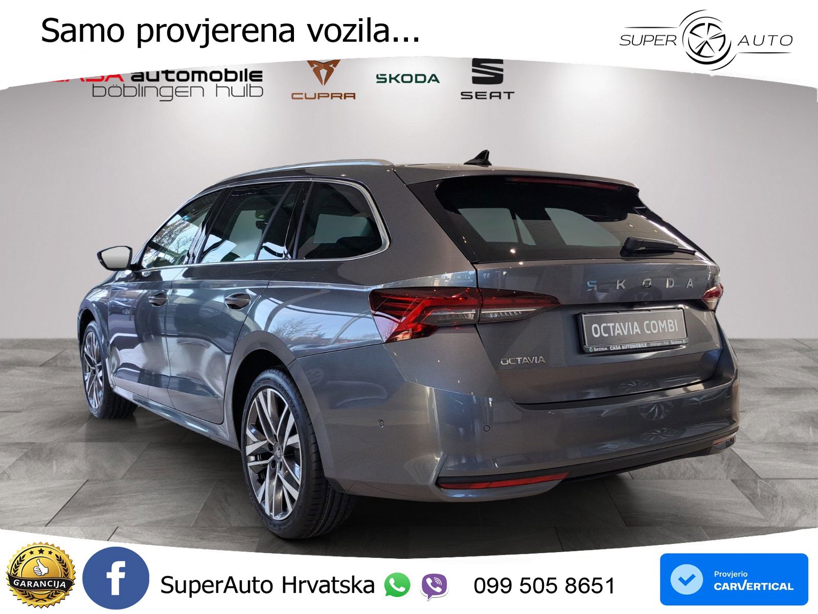 Škoda Octavia Combi 1.5 TSI (150 KS) DSG LED+GR SJED+ACC