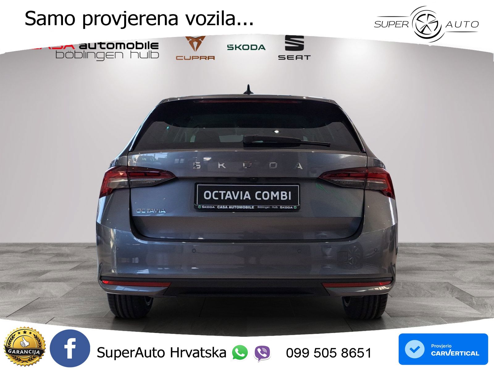 Škoda Octavia Combi 1.5 TSI (150 KS) DSG LED+GR SJED+ACC
