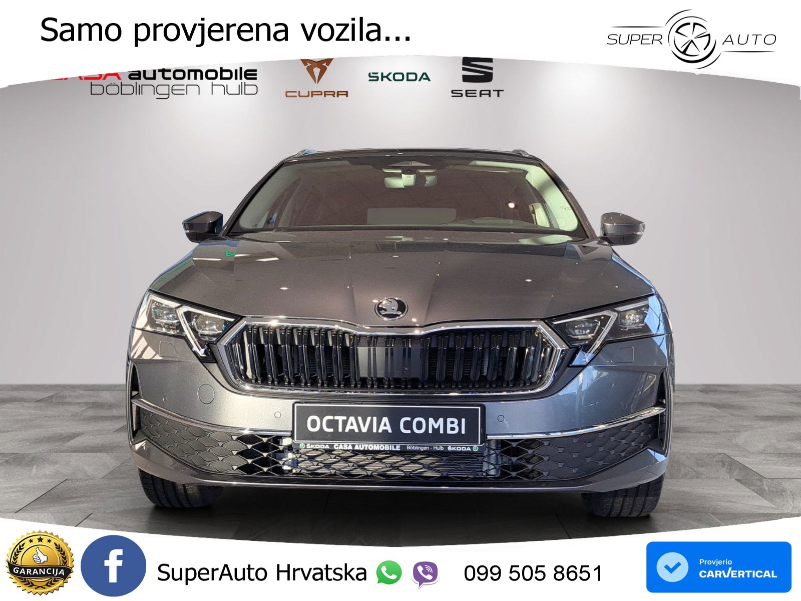 Škoda Octavia Combi 1.5 TSI (150 KS) DSG LED+GR SJED+ACC