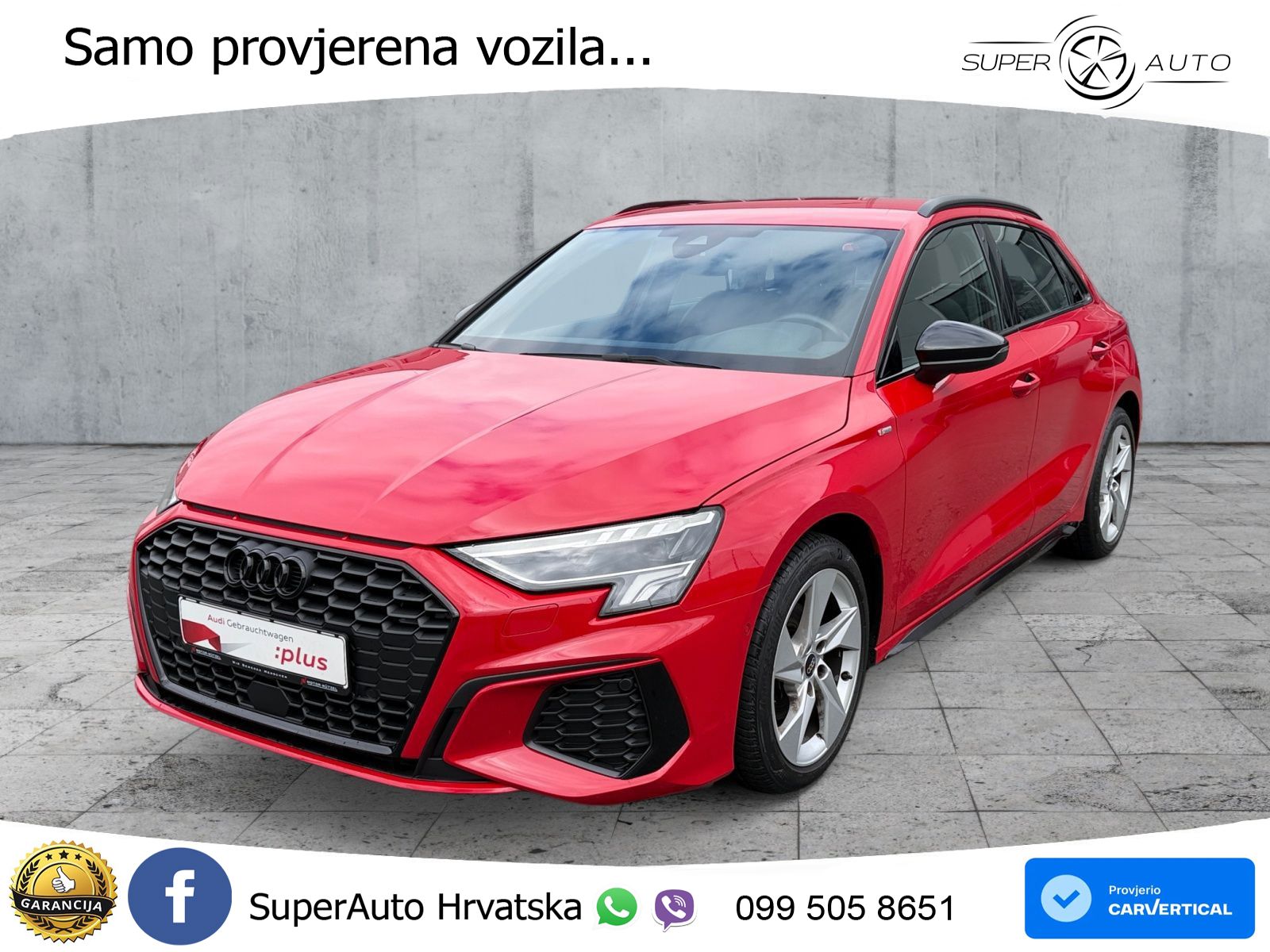 Audi A3 30 TDI (116 KS) S line