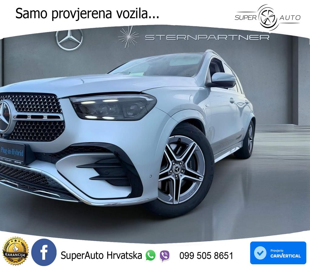 Mercedes GLE 350de (333 KS) 4MATIC 9G-TRONIC AMG ZRAČNI+ACC+GR SJED+360+PANO