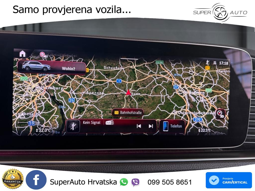 Mercedes GLE 350de (333 KS) 4MATIC 9G-TRONIC AMG ZRAČNI+ACC+GR SJED+360+PANO