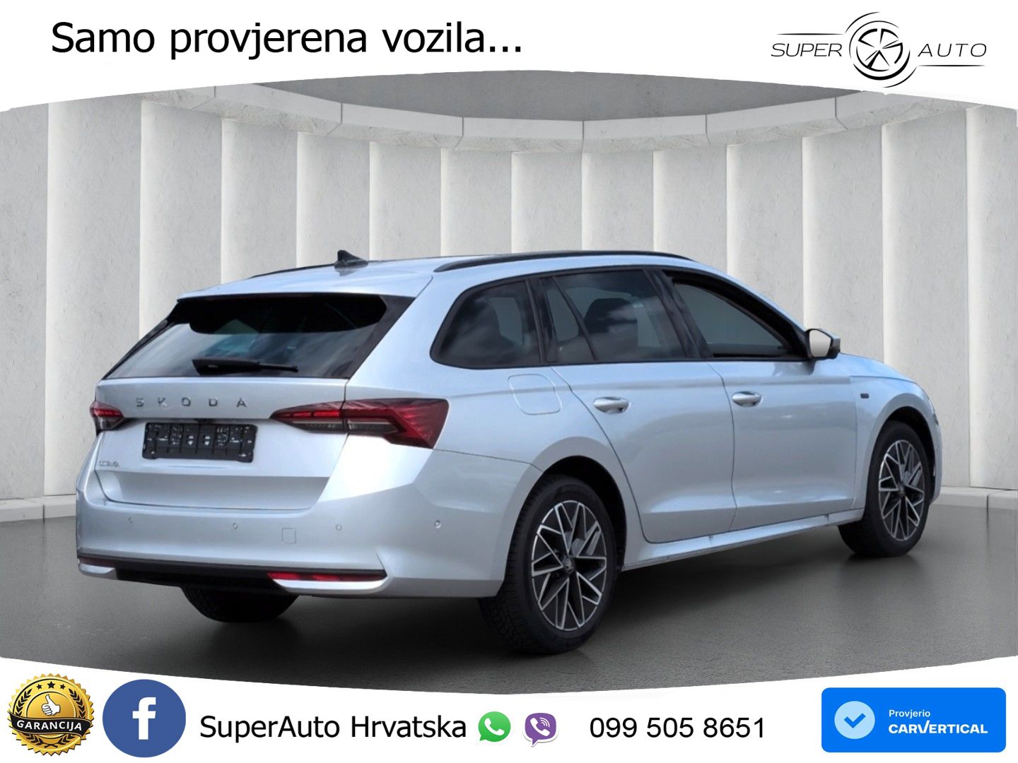 Škoda Octavia Combi 2.0 TDI (150 KS) DSG LED+GR SJED+ACC