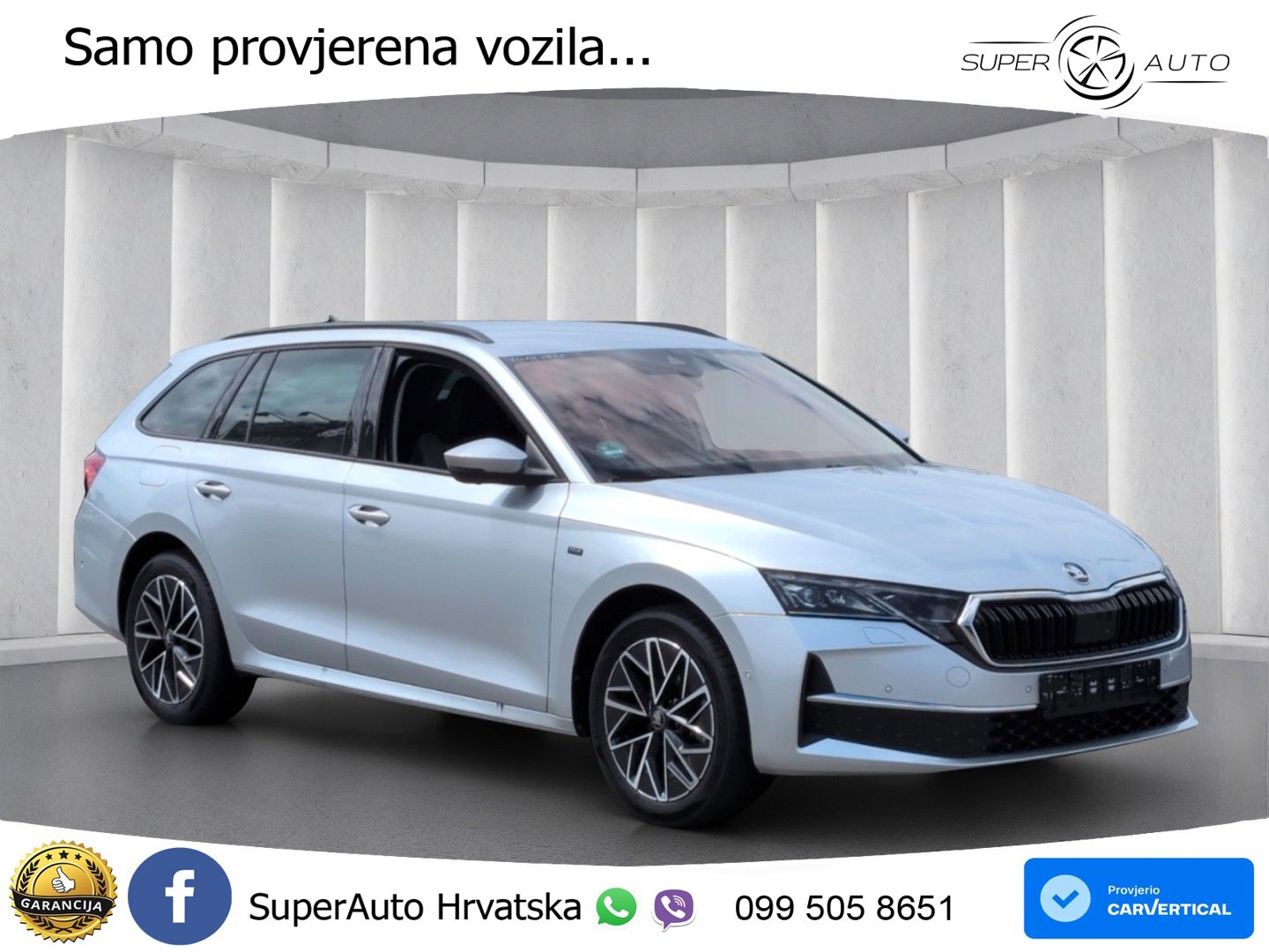 Škoda Octavia Combi 2.0 TDI (150 KS) DSG LED+GR SJED+ACC