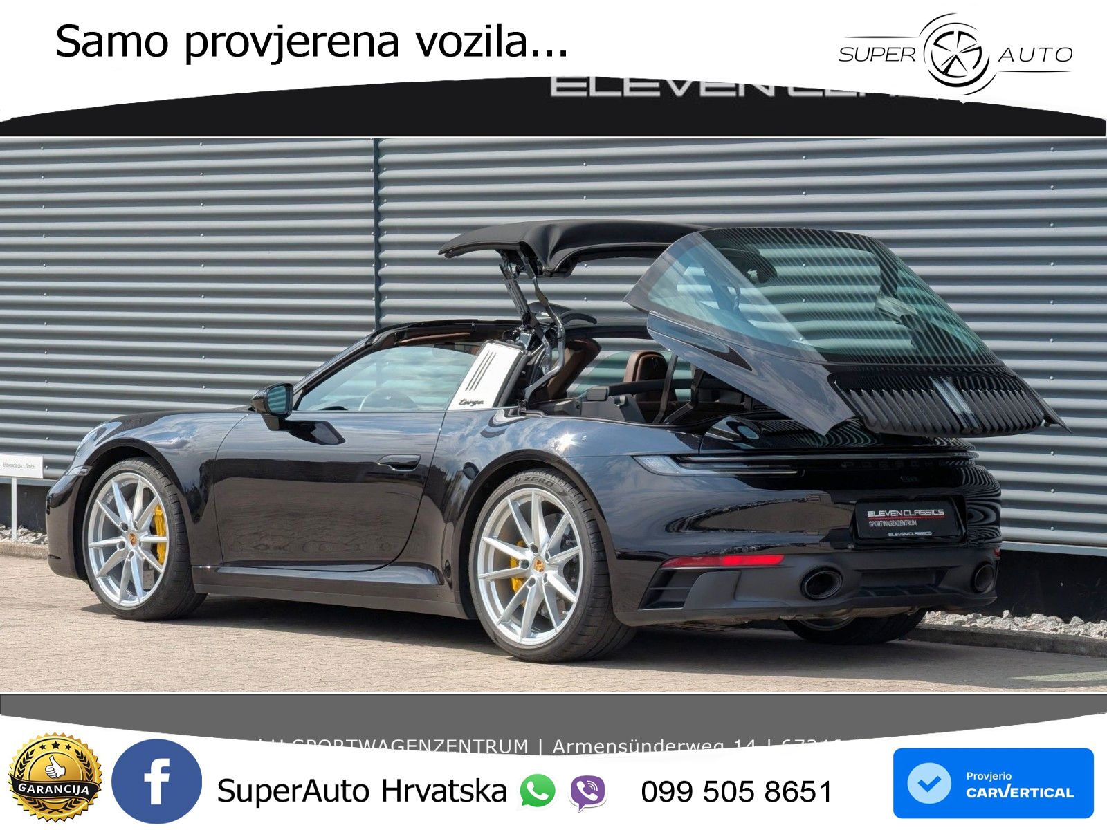 Porsche 911 Targa 4 GTS 3.0 (480 KS) PDK LED+GR SJED+ACC