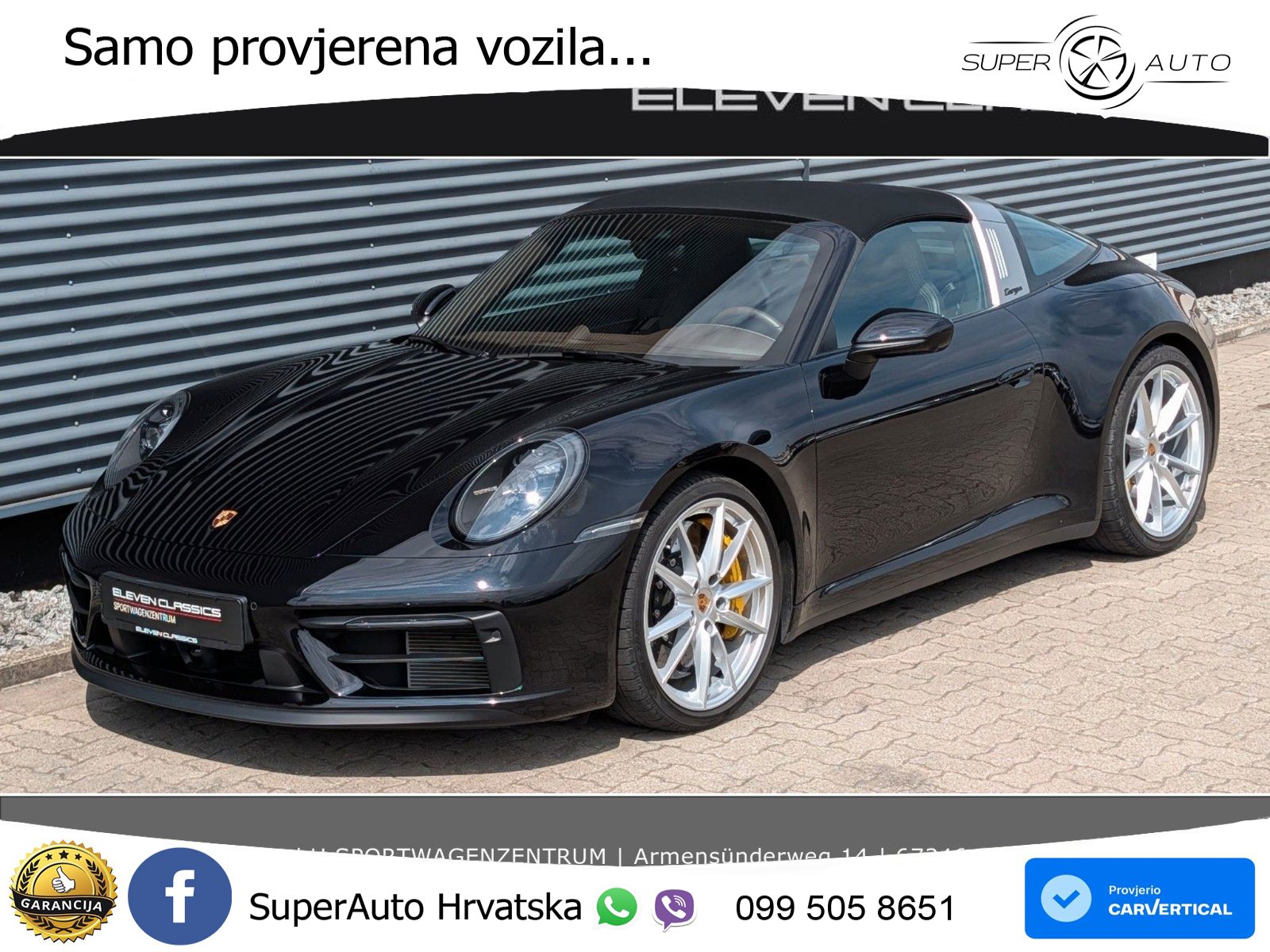 Porsche 911 Targa 4 GTS 3.0 (480 KS) PDK LED+GR SJED+ACC