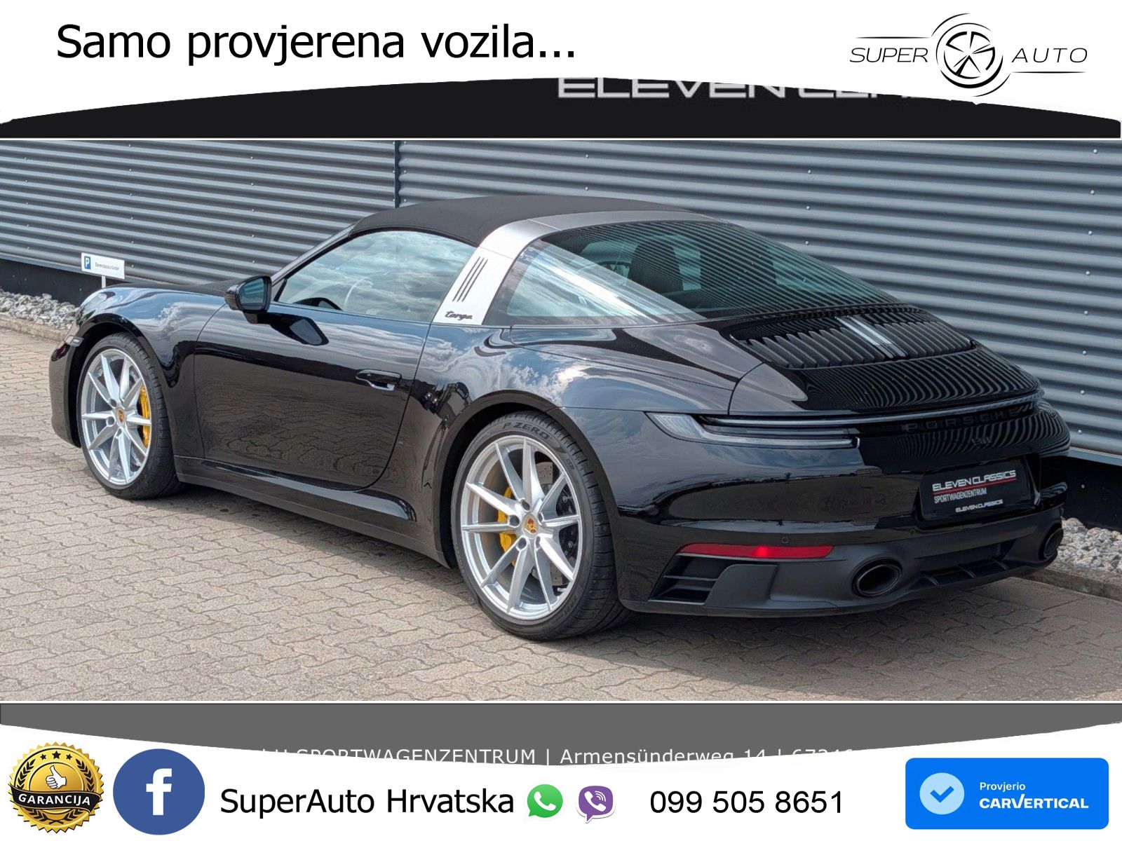 Porsche 911 Targa 4 GTS 3.0 (480 KS) PDK LED+GR SJED+ACC
