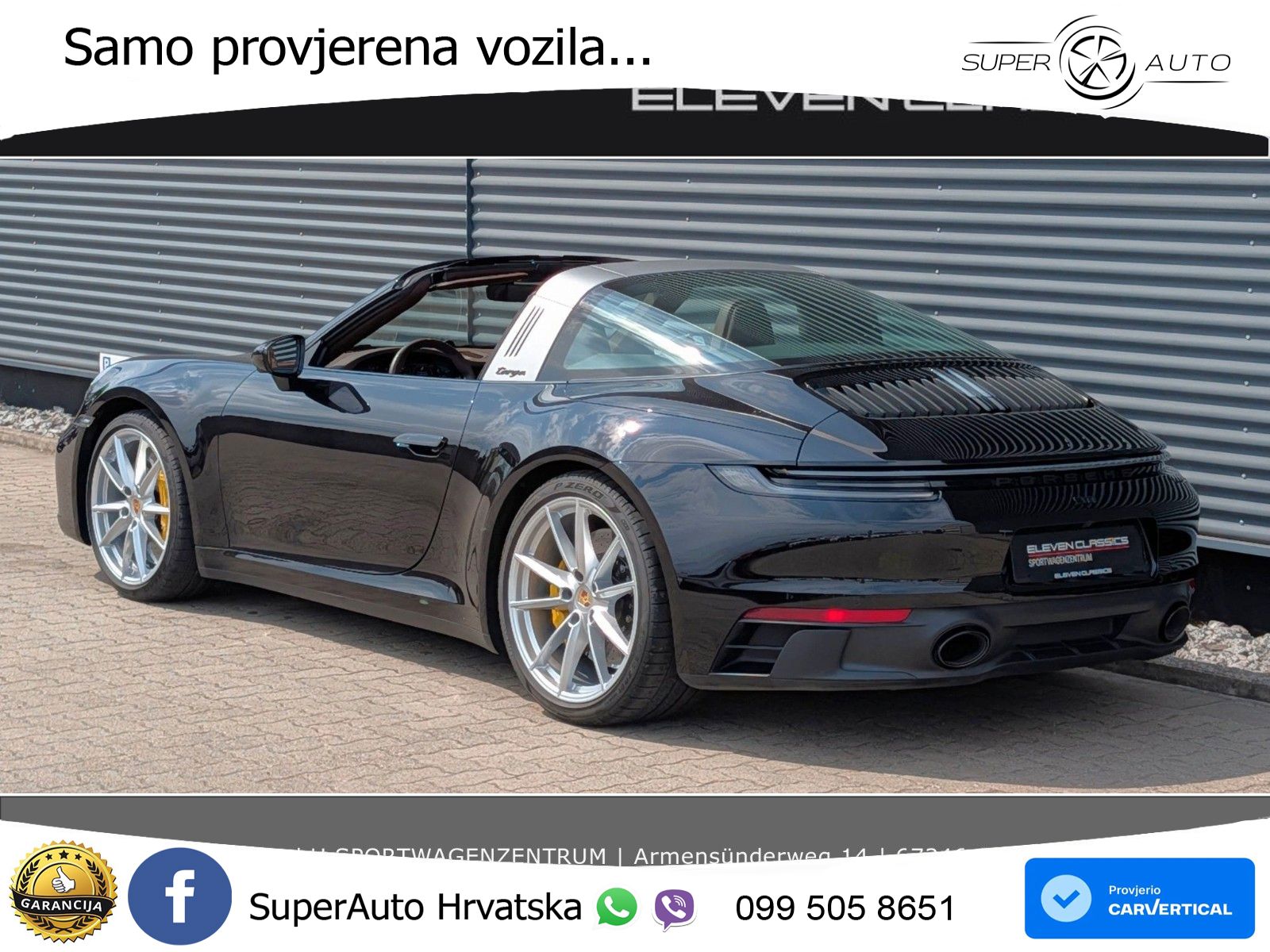 Porsche 911 Targa 4 GTS 3.0 (480 KS) PDK LED+GR SJED+ACC