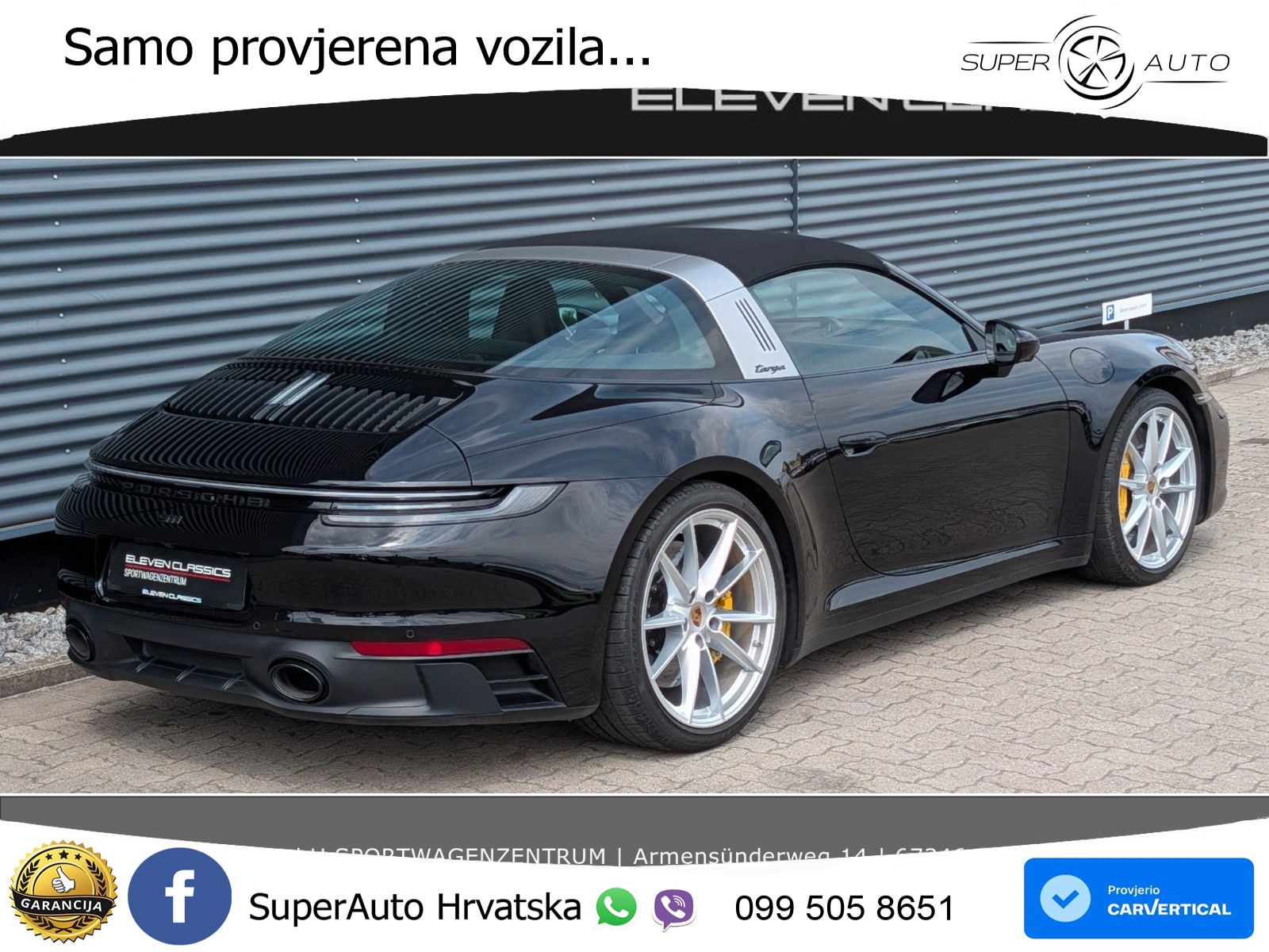 Porsche 911 Targa 4 GTS 3.0 (480 KS) PDK LED+GR SJED+ACC