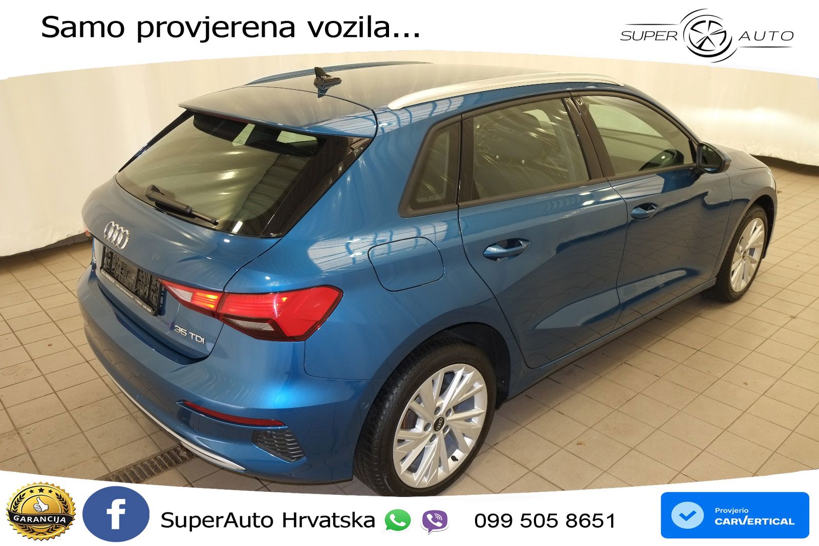 Audi A3 35 TDI (150 KS) S tronic LED+GR SJED+ACC