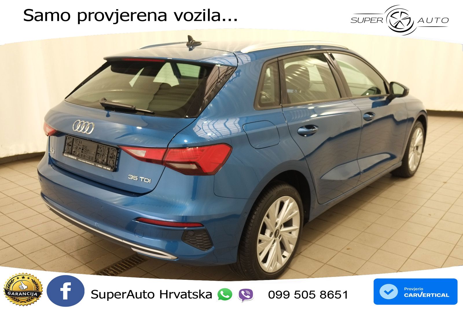 Audi A3 35 TDI (150 KS) S tronic LED+GR SJED+ACC