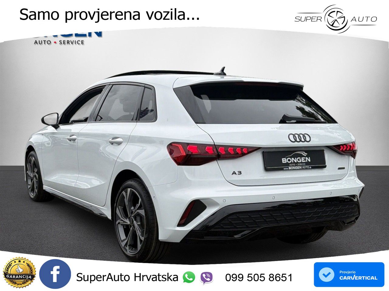 Audi A3 Sportback 40 TFSI (204 KS) quattro S tronic S line