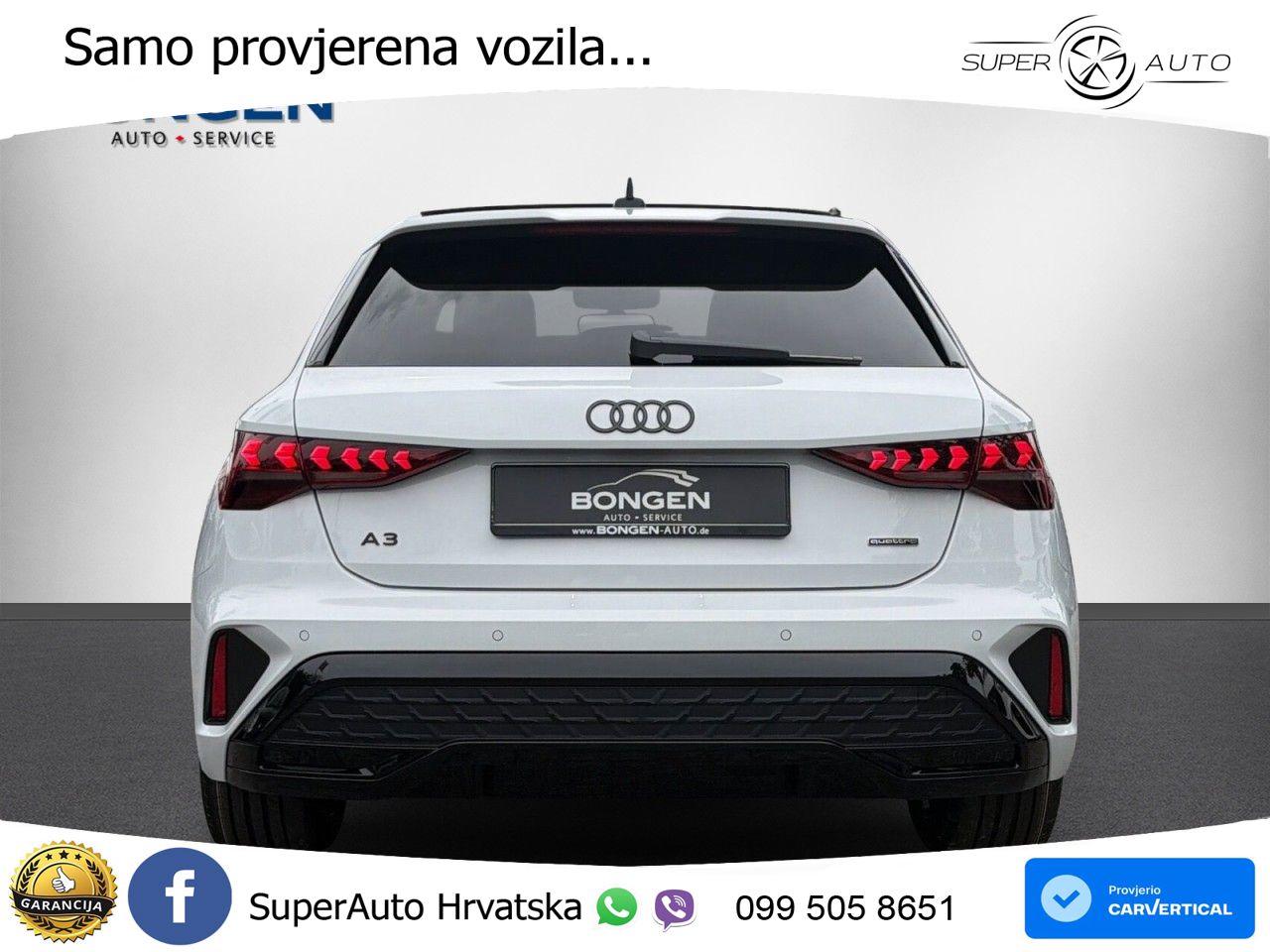 Audi A3 Sportback 40 TFSI (204 KS) quattro S tronic S line