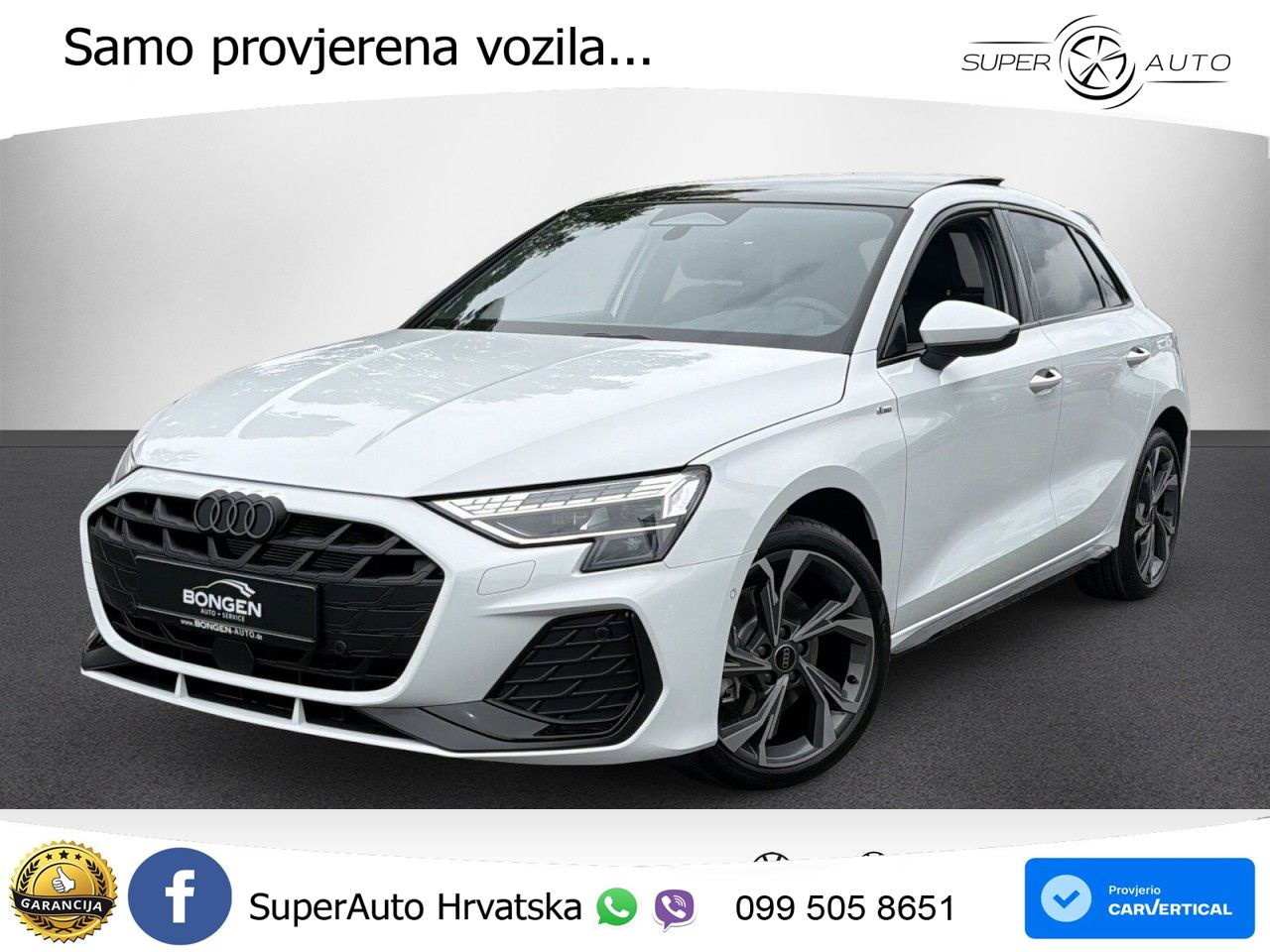 Audi A3 Sportback 40 TFSI (204 KS) quattro S tronic S line