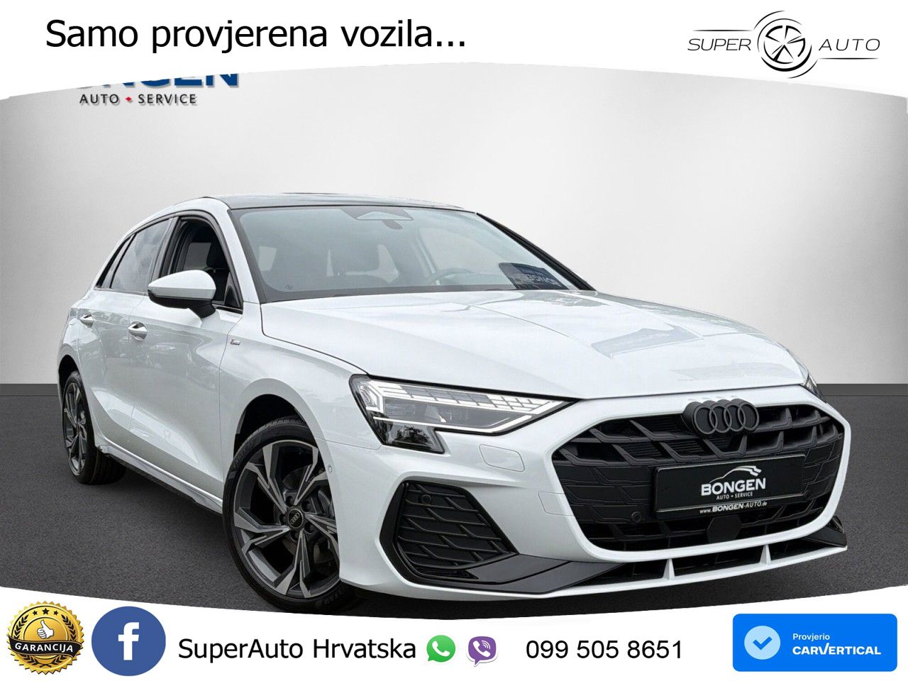 Audi A3 Sportback 40 TFSI (204 KS) quattro S tronic S line