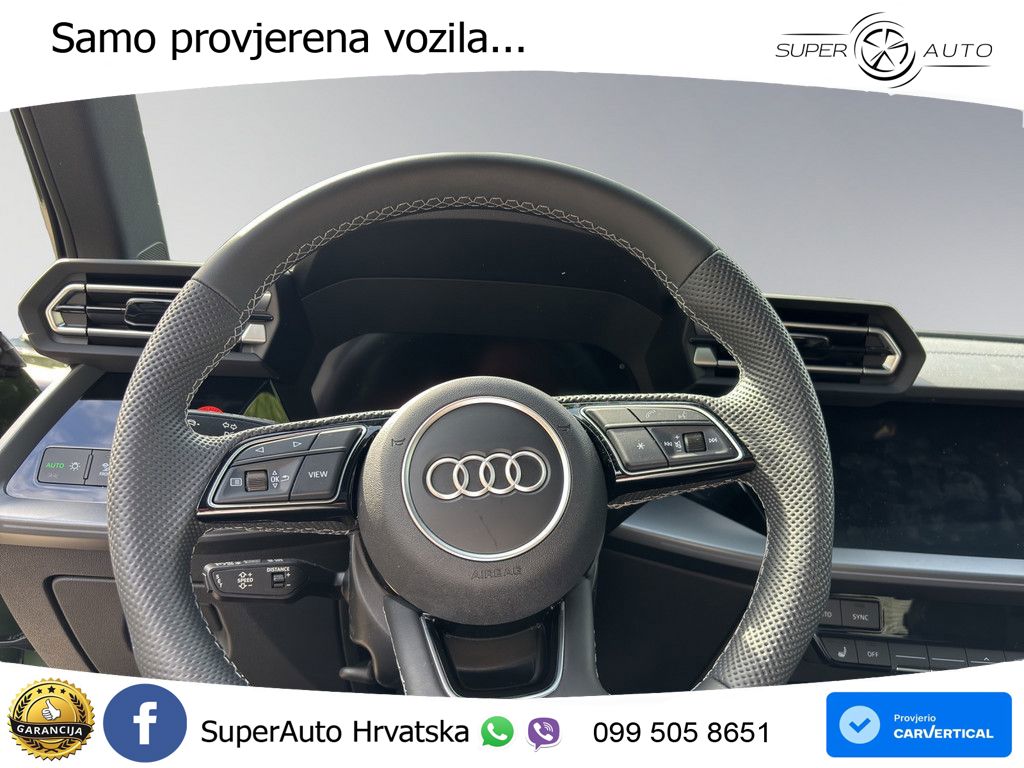 Audi A3 35 TFSI (150 KS) S tronic S line LED+GR SJED+ACC
