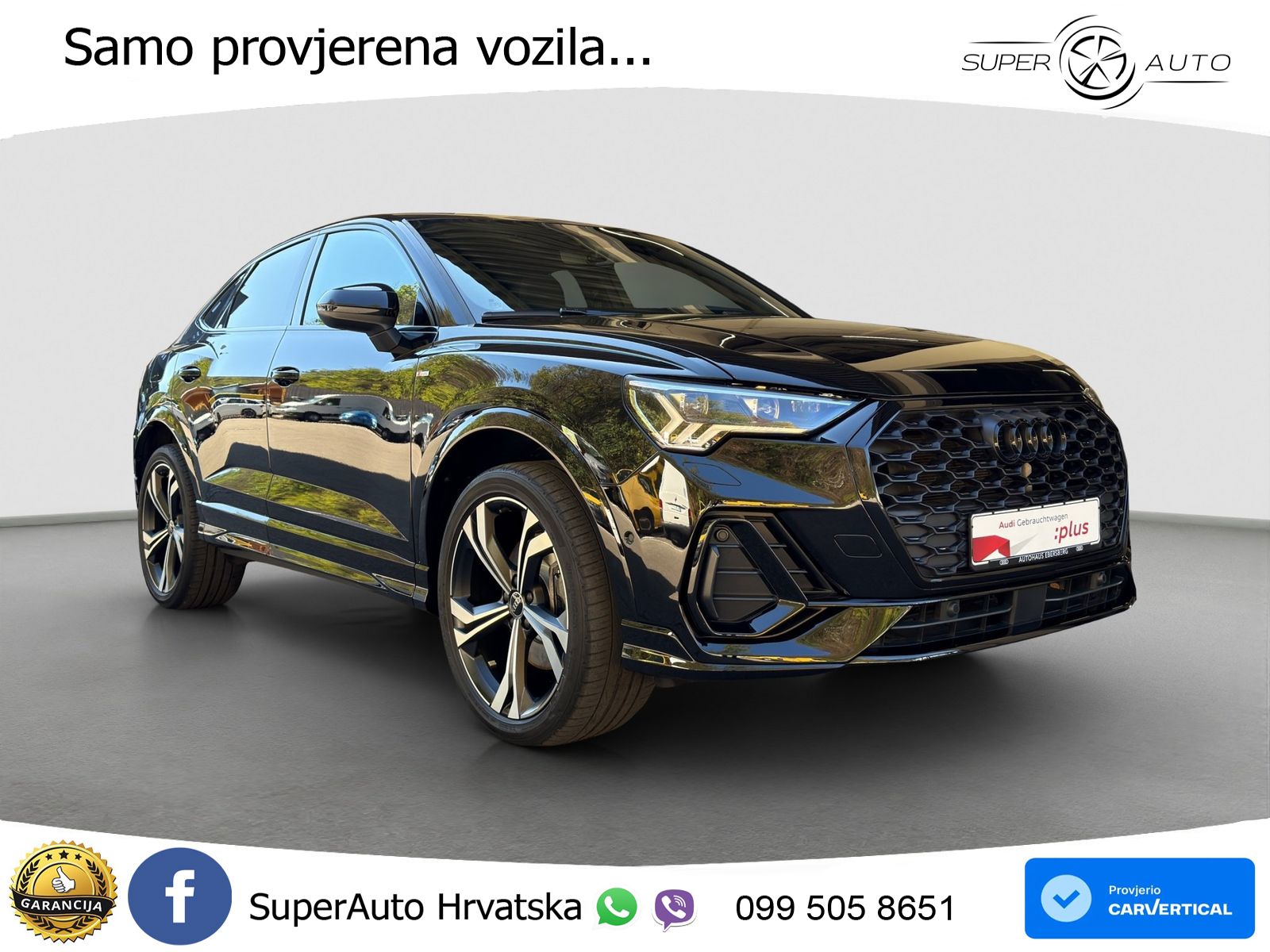 Audi Q3 Sportback 45 TFSIe (245 KS) S tronic S line MATRIX+GR SJED+KAM