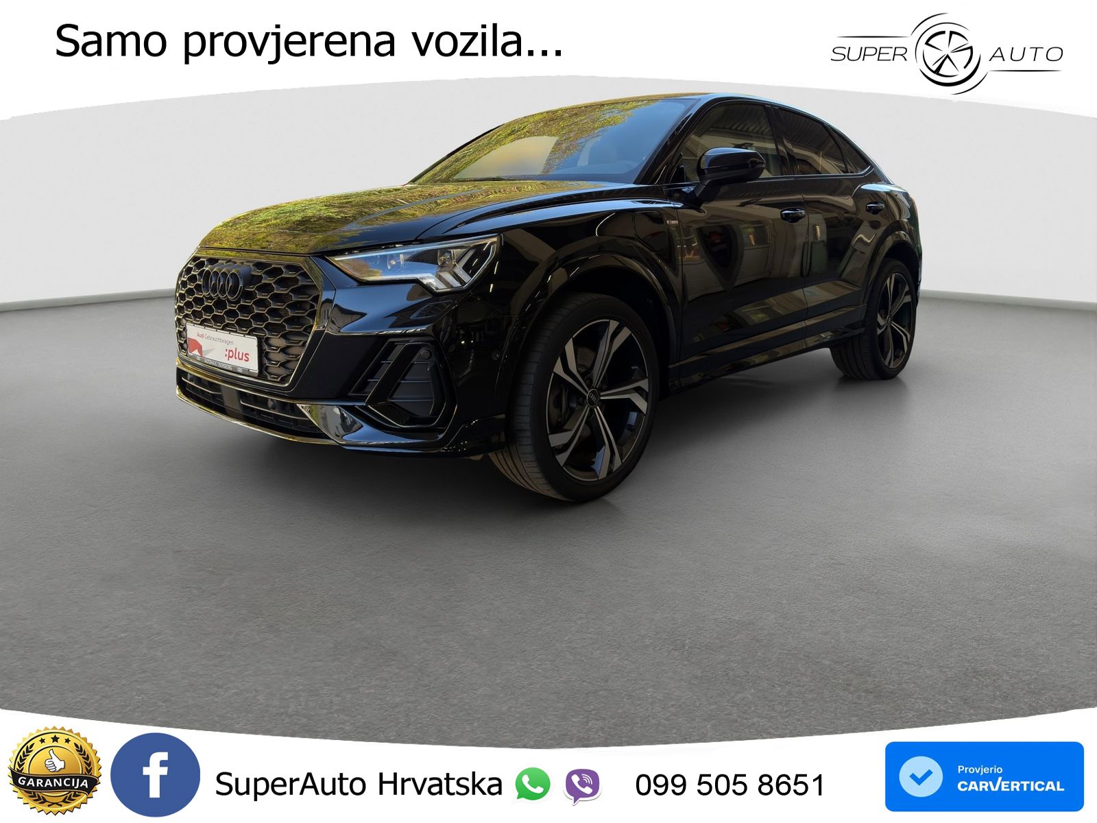 Audi Q3 Sportback 45 TFSIe (245 KS) S tronic S line MATRIX+GR SJED+KAM